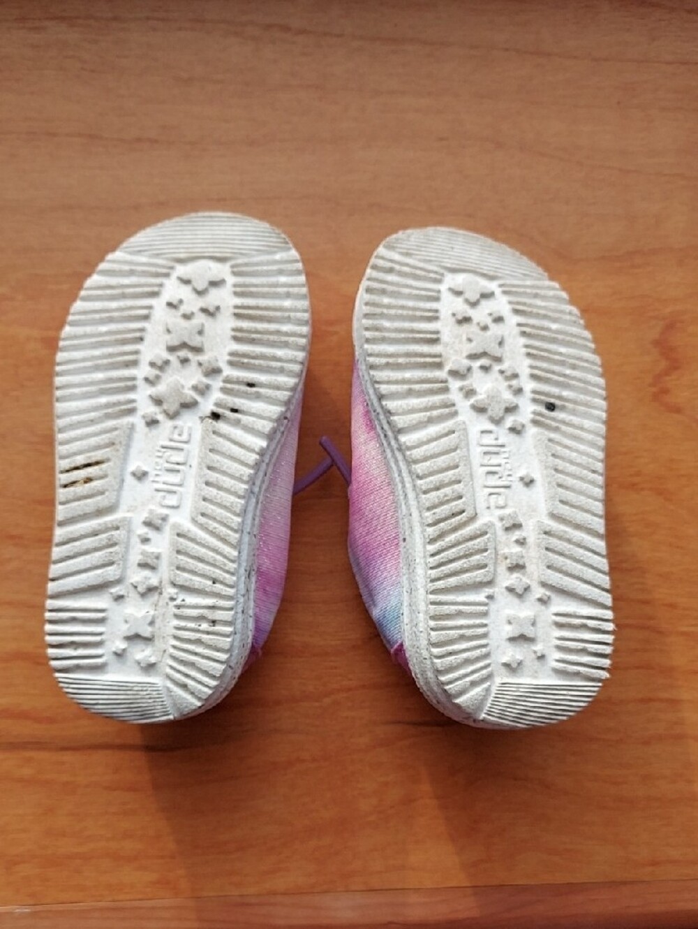 Hey Dude Kids Lavender Pink Tie-Dye Slip-On Sneakers - Picture 4 of 4